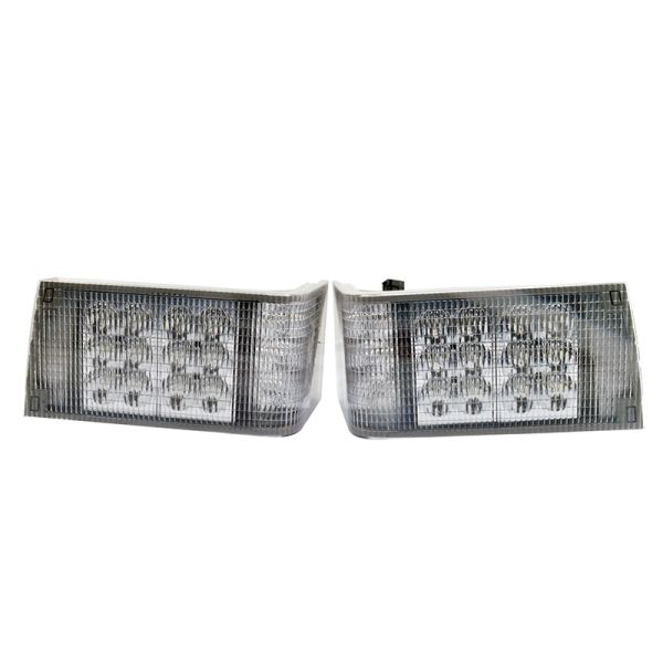 Faros LED delanteros largas y cortas con potencia de 90W válidos para tractores Magnum serie 7000 | LeonLeds
