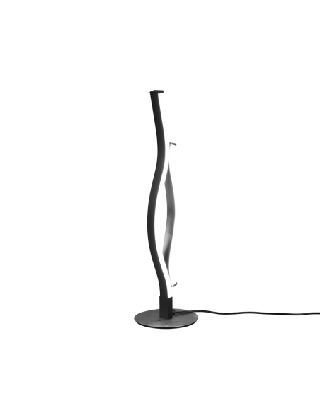 Lampe de table contemporaine Blaze 35W aluminium | leonleds