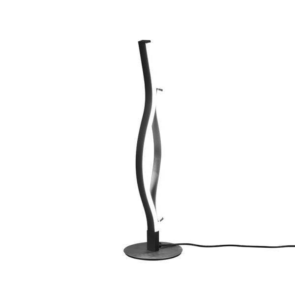 Lampe de table contemporaine Blaze 35W aluminium | leonleds