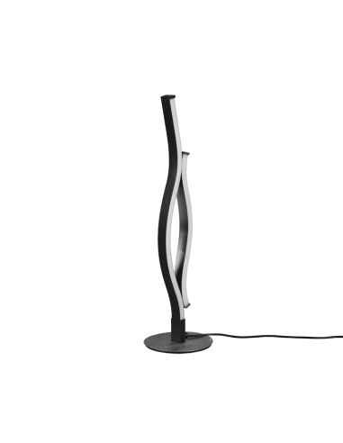 Lámpara de sobremesa moderna Blaze 35W aluminio apagada| LeonLeds