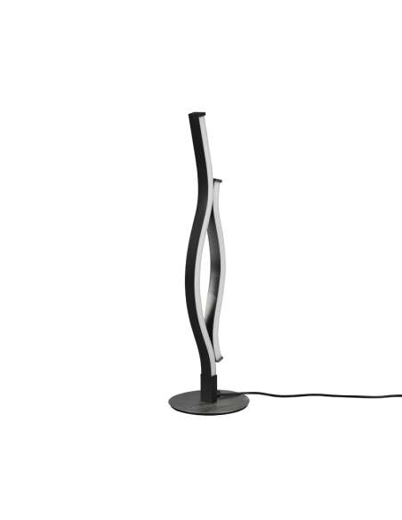Lampe de table moderne Blaze 35W aluminium éteint | leonleds