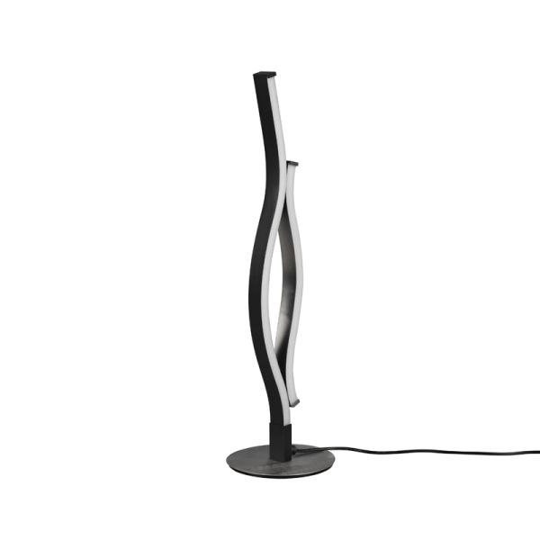 Lámpara de sobremesa moderna Blaze 35W aluminio apagada| LeonLeds