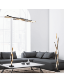 Lámpara de sobremesa moderna Blaze 35W bronce composición serie salón| LeonLeds