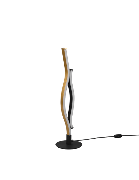 Candeeiro de mesa moderno Blaze 35W bronze off | leonleds