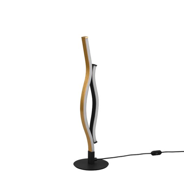 Lámpara de sobremesa moderna Blaze 35W bronce apagada| LeonLeds