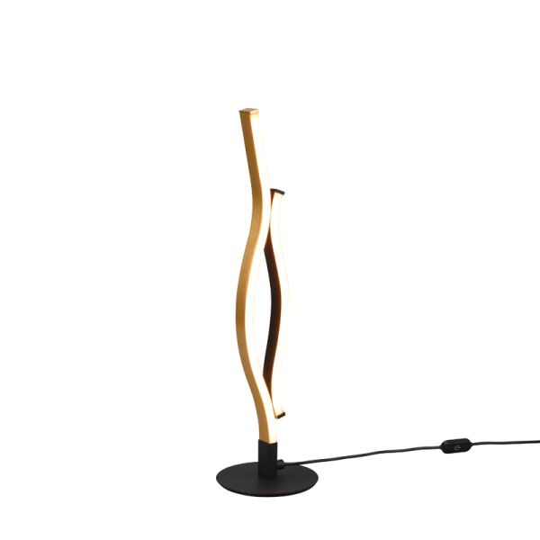 Candeeiro de mesa moderno Blaze 35W bronze em luz quente | leonleds