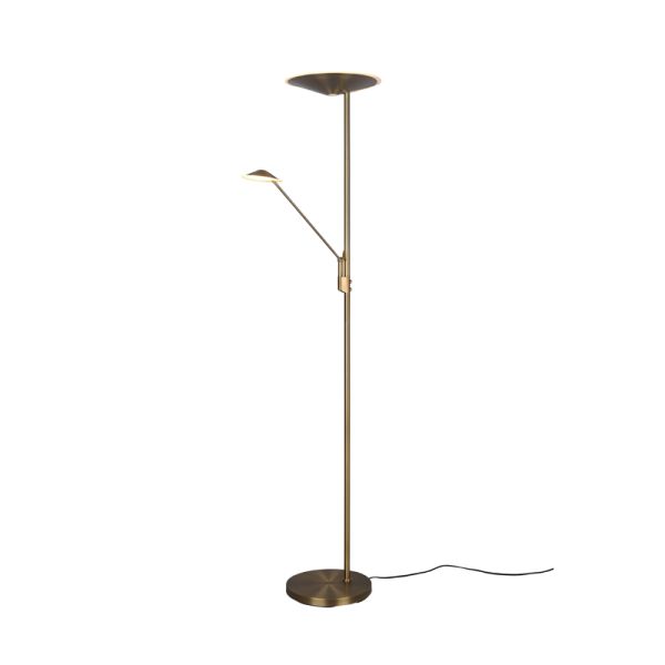 Lampe sur pied à DEL Brantford bronze antique | leonleds