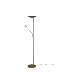 Brantford Lampadaire LED bronze antique en sourdine | leonleds