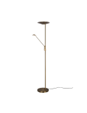 Lampadaire à DEL Brantford, bronze antique non éclairé | leonleds