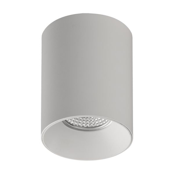 Plafón LED redondo minimalista Soul GU10 8W blanco