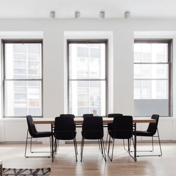 Plafón LED redondo minimalista Soul GU10 8W blanco ambiente