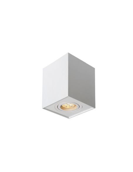 Plafón LED de techo Carre Cuadraro Orientable blanco 8W GU10