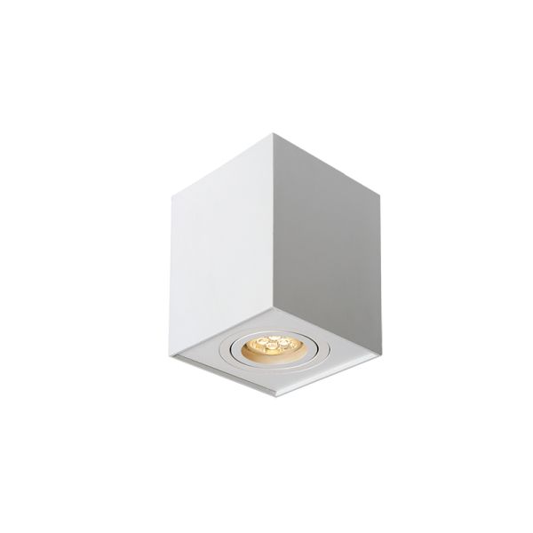 Plafonnier LED Carré Cuadraro Orientable blanc 8W GU10