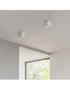 Lâmpada de teto LED Carre Cuadraro orientável branco 8W GU10 2