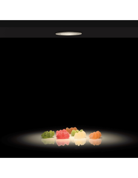 Downlight embutido LED Dot Mini branco ABS 3W 3000K 245Lm ambiente