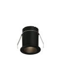 Downlight Empotrable LED Dot Mini negro ABS 3W 3000K 245Lm
