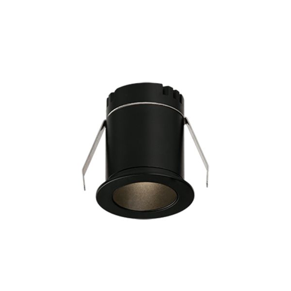 Downlight Empotrable LED Dot Mini negro ABS 3W 3000K 245Lm