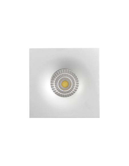 Downlight Empotrable cuadrado LED Doro blanco 8W GU10 CL. II detalle