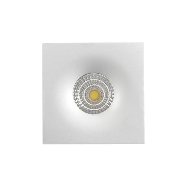 Downlight Empotrable cuadrado LED Doro blanco 8W GU10 CL. II detalle