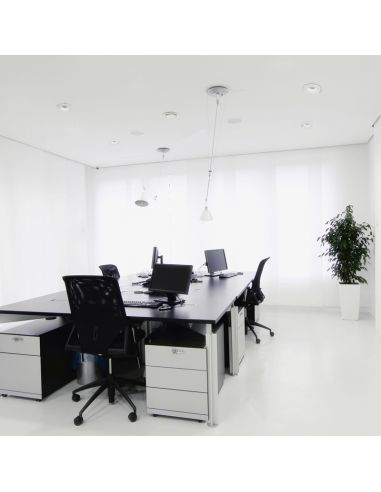 Downlight LED redondo empotrable Yota 8W Gu10 IP20 blanco ambiente