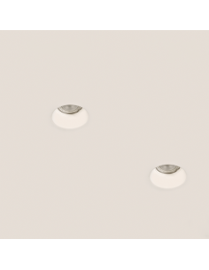 Downlight LED redondo empotrable Yota 8W Gu10 IP20 blanco