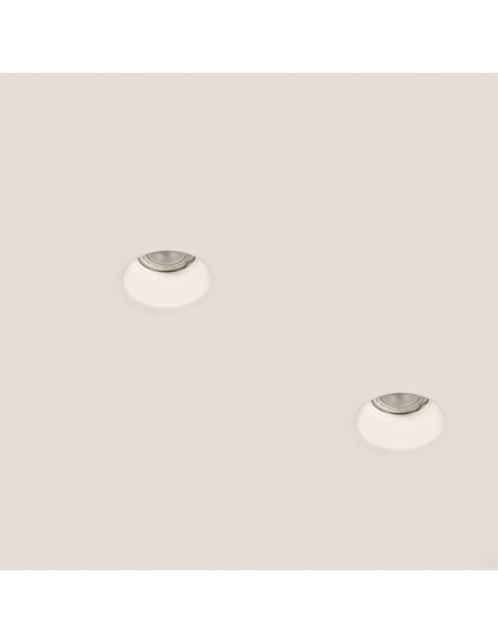 Downlight LED redondo empotrable Yota 8W Gu10 IP20 blanco