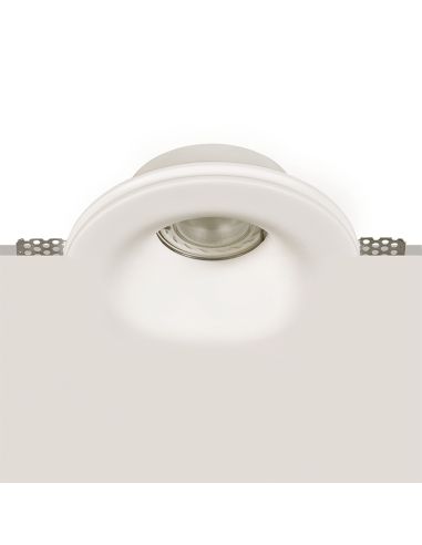 Downlight LED redondo empotrable Gamma 8W Gu10 IP20 blanca