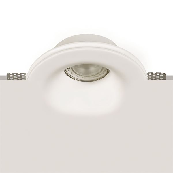Downlight LED redondo empotrable Gamma 8W Gu10 IP20 blanca