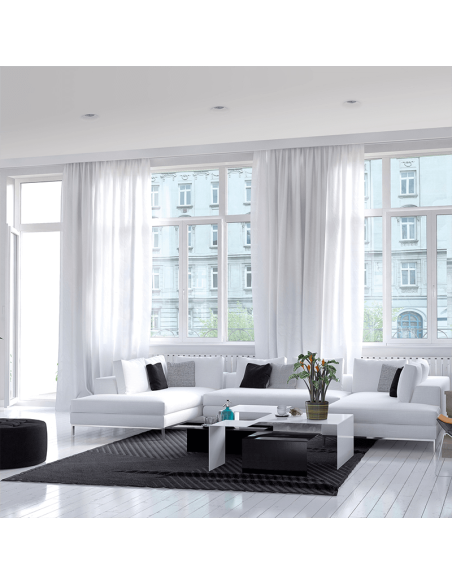 Downlight LED redondo empotrable Gamma 8W Gu10 IP20 blanca ambiente