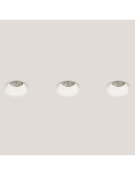 Downlight LED embutido redondo Gamma 8W Gu10 IP20 branco