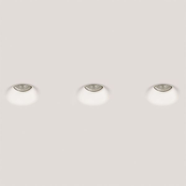 Downlight LED redondo empotrable Gamma 8W Gu10 IP20 blanca
