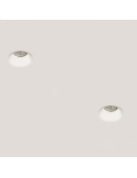 Downlight LED redondo empotrable Gamma 8W Gu10 IP20 blanca