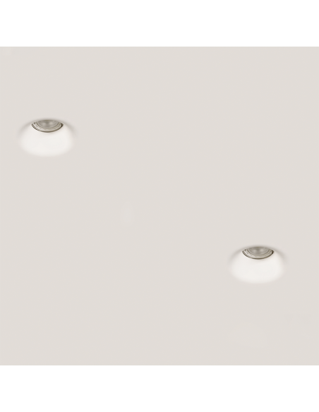 Downlight LED redondo empotrable Gamma 8W Gu10 IP20 blanca