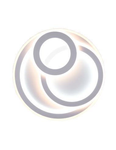 Plafón de techo LED redondo Mita blanco regulable| LeonLeds