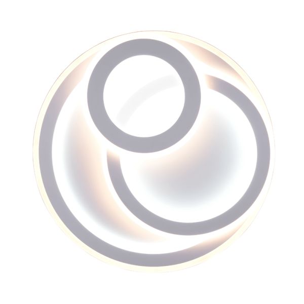 Plafonnier LED rond Mita dimmable blanc | leonleds