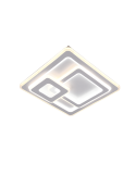 Plafonnier LED carré Mita blanc | leonleds