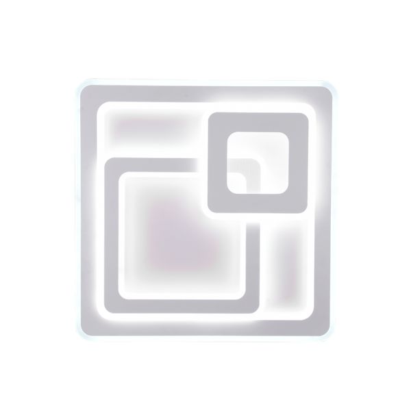 Plafón de techo LED cuadrado Mita blanco regulable| LeonLeds