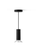 Bombilla cable colgante negro mate Lightguide Philips Hue con una bombilla| LeonLeds
