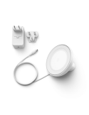 Contenu du produit de la lampe de table LED intelligente White Bloom | leonleds