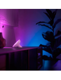 Lámpara de sobremesa LED inteligente Bloom blanco foto ambiente luz colores| LeonLeds