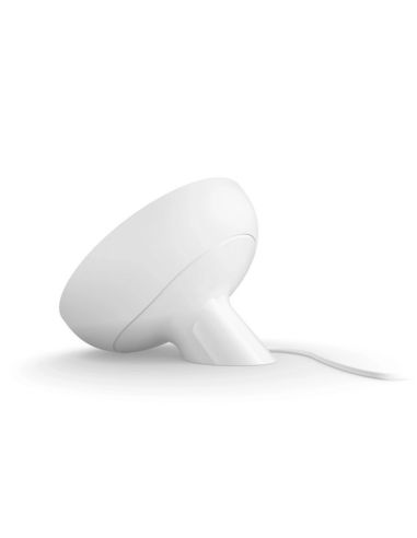 Lámpara de sobremesa LED inteligente Bloom blanco detalle producto | LeonLeds