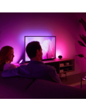 Lámpara de sobremesa LED inteligente Bloom negro caja producto | LeonLeds