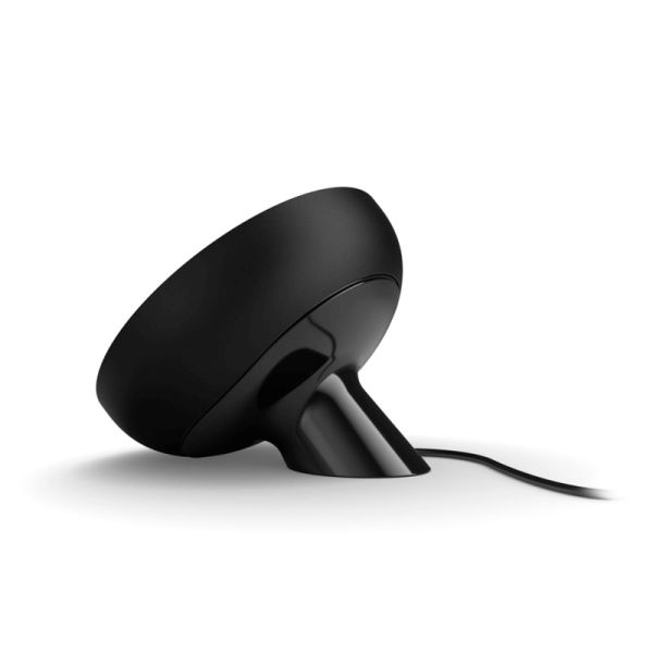 Lámpara de sobremesa LED inteligente Bloom negro contenido producto | LeonLeds