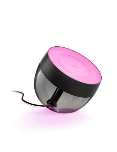 Lampe de table LED intelligente Iris noir | leonleds