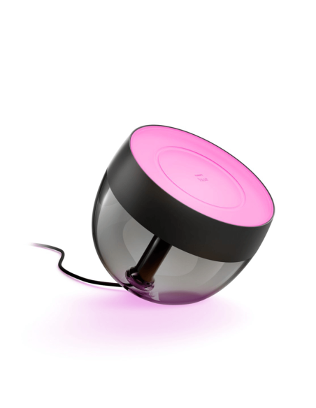 Lampe de table LED intelligente Iris noir | leonleds