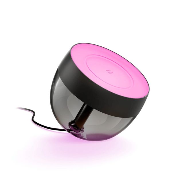Lampe de table LED intelligente Iris noir | leonleds