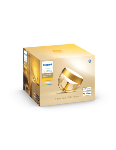 Lámpara de sobremesa LED inteligente Iris oro | LeonLeds 2