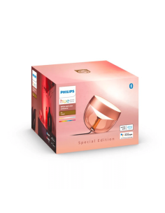 Lámpara de sobremesa LED inteligente Iris bronce | LeonLeds 2