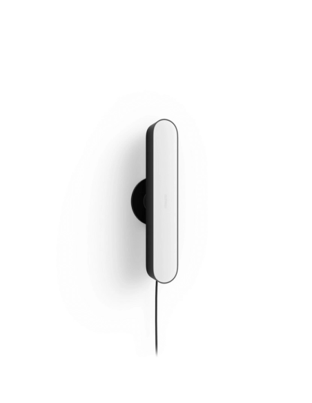 Barra de luz inteligente LED negro 8.1W Hue Play con Alimentador vista vertical| LeonLeds