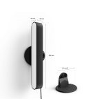 Barra de luz inteligente LED negro 8.1W Hue Play con Alimentador medidas producto| LeonLeds
